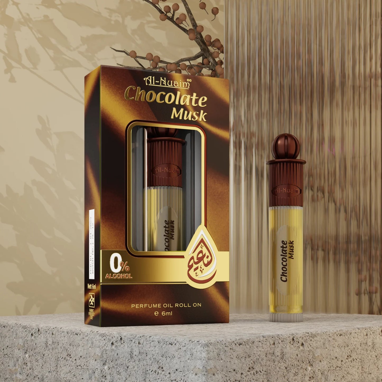 Al Nuaim Chocolate Musk Attar 6ml